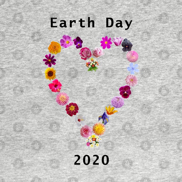 Floral Heart for Earth Day by ellenhenryart